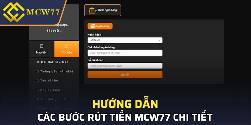 Chi tiết các bước rút tiền nhà cái qua đa phương tiện